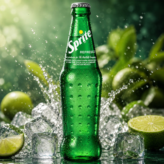 Sprite Mexico Refresco Glasflasche 355ml