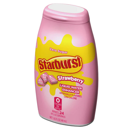Starburst - Strawberry Liquid Water Enhancer Zero Sugar 48ml