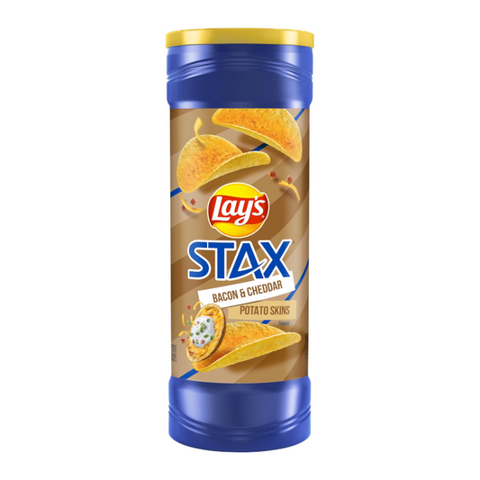 Lay's Stax Bacon & Cheddar Potato Skins 156g