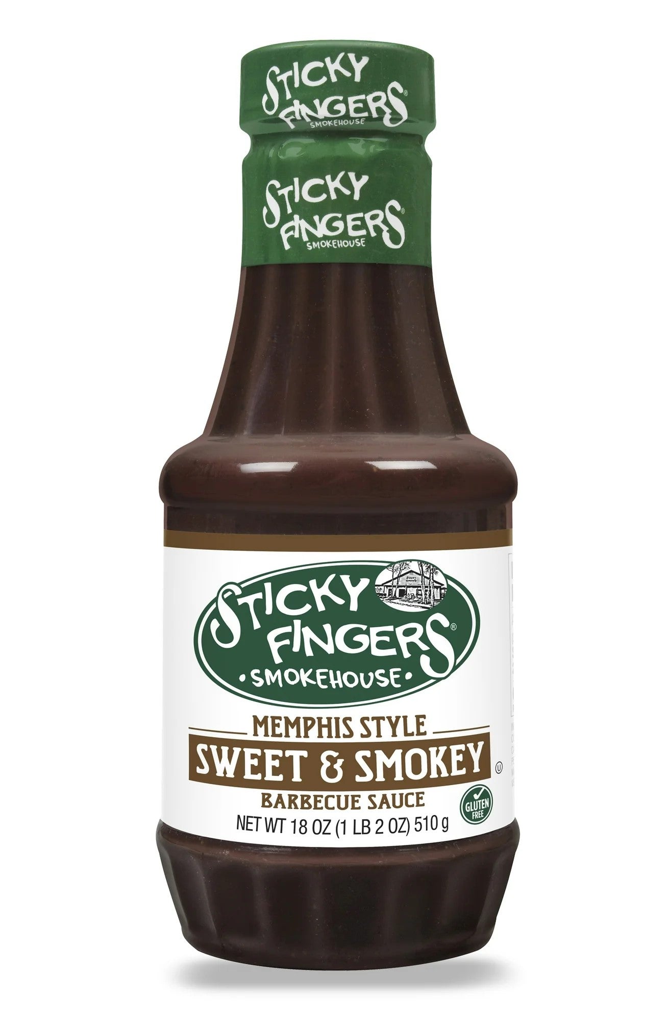 Sticky Fingers Smokehouse Memphis Style Sweet & Smokey Barbecue Sauce 510g
