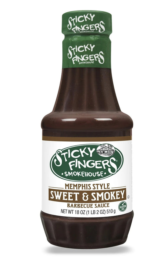 Sticky Fingers Smokehouse Memphis Style Sweet & Smokey Barbecue Sauce 510g