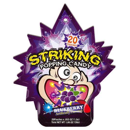 Striking Popping Candy Blueberry Artificially Flavored 30g