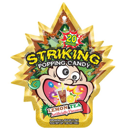 Striking Popping Candy Lemon Tea Artificially Flavored 30g