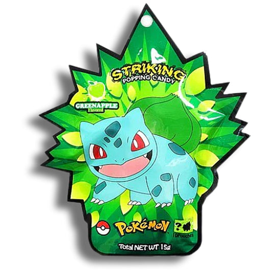 Striking Popping Candy Pokémon Bisasam Green Apple 15g