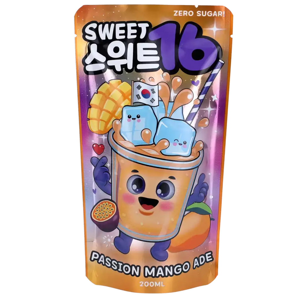 Sweet 16 – Passion Mango Ade Zero Sugar 200ml