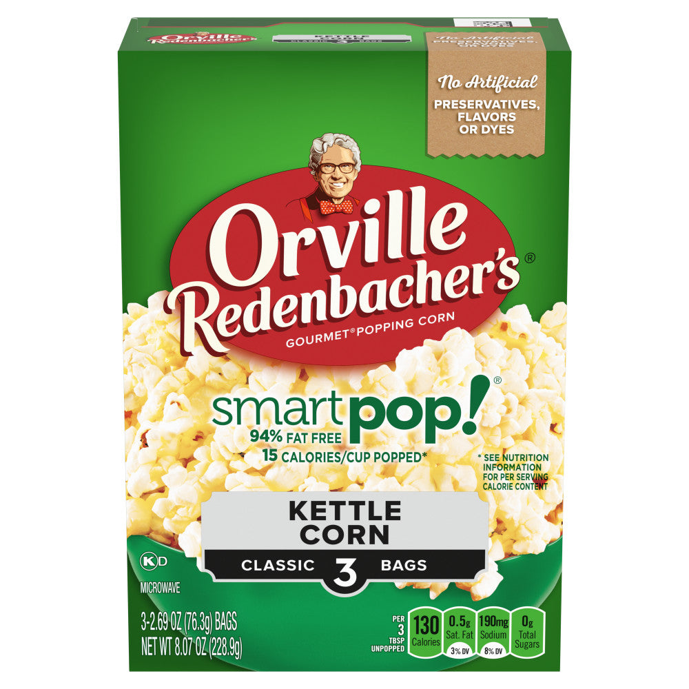 Orville Redenbacher's SmartPop! Kettle Corn Popcorn 228,9g