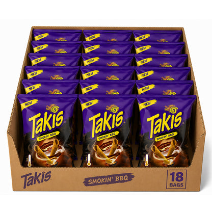 Takis Smokin' BBQ 18 x 100g Vorratspack