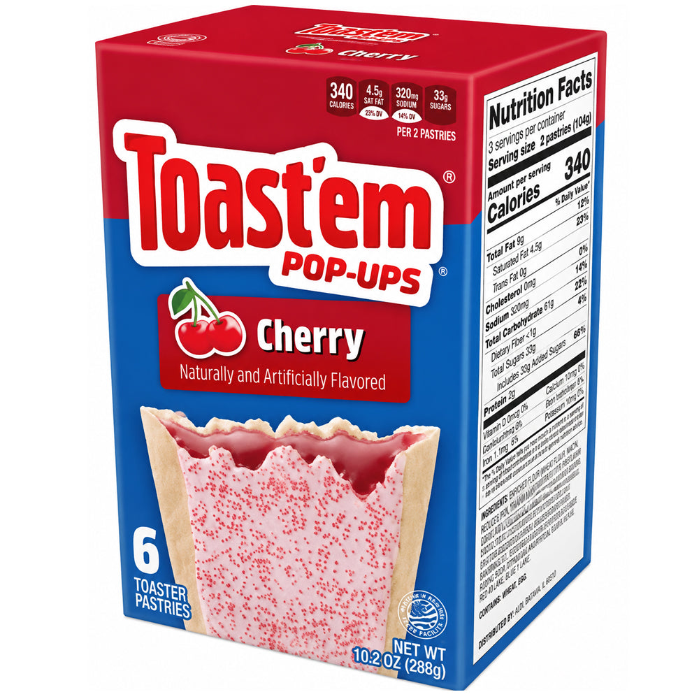 Toast'em Pop-Ups Cherry 288g