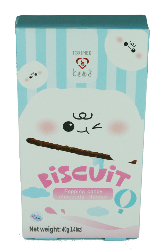 Tokimeki Biscuit Popping Candy Chocolate Flavour 40g