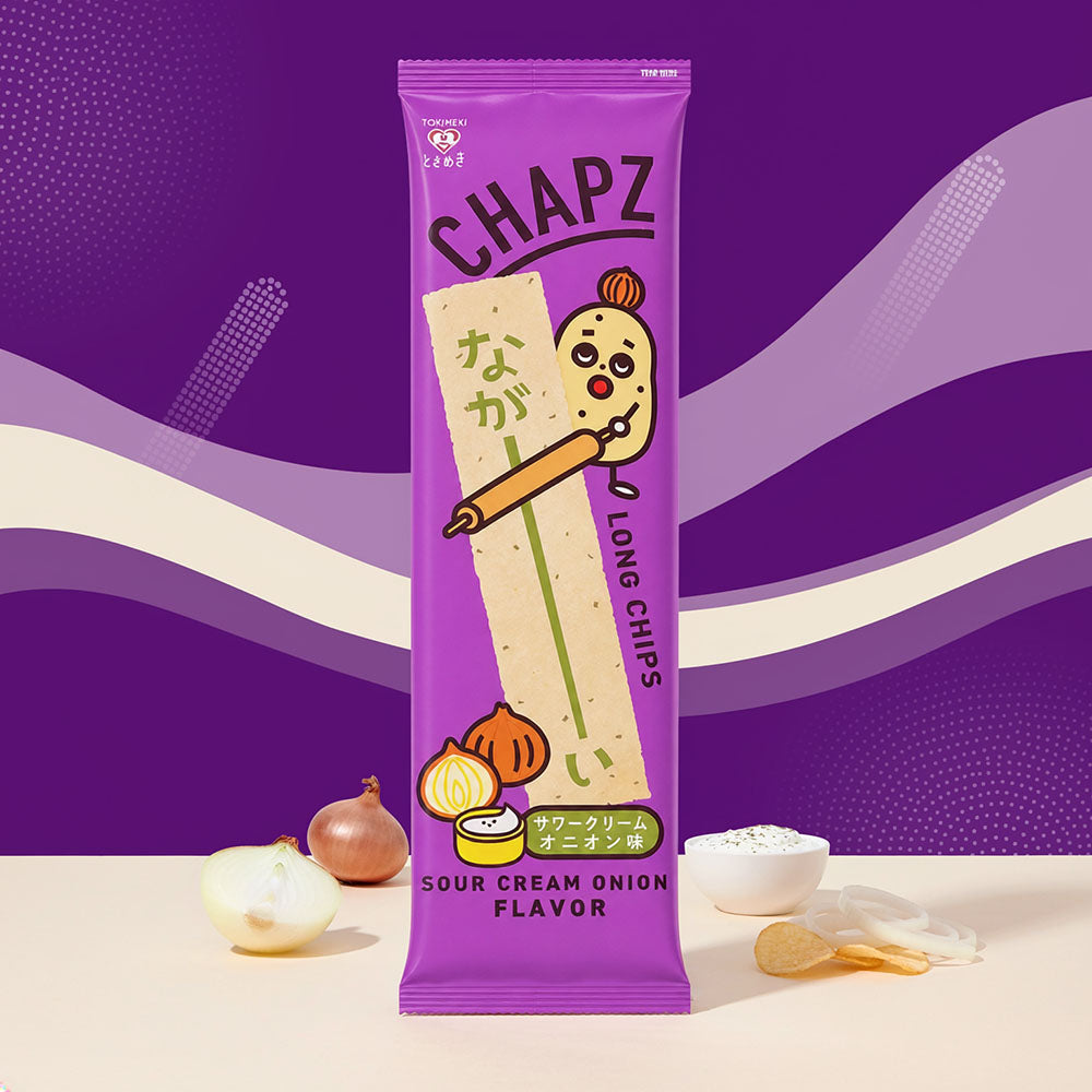 Tokimeki Chapz Chips Sour Cream Onion Flavour Long 75g