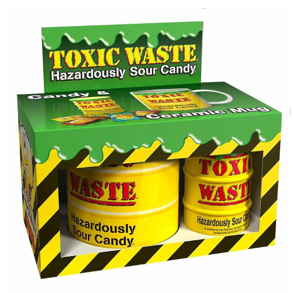 Toxic Waste Sour Candy & Ceramic Mug 42g