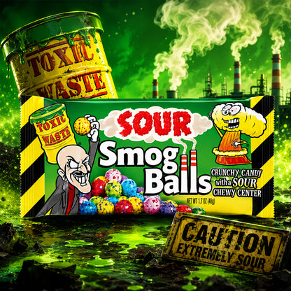 Toxic Waste Sour Smog Balls 48g