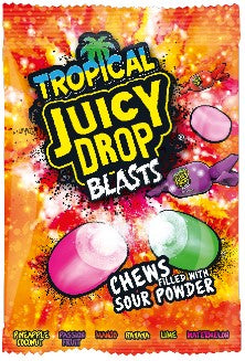 Juicy Drop Tropical Blasts Chews Sour Powder 120g