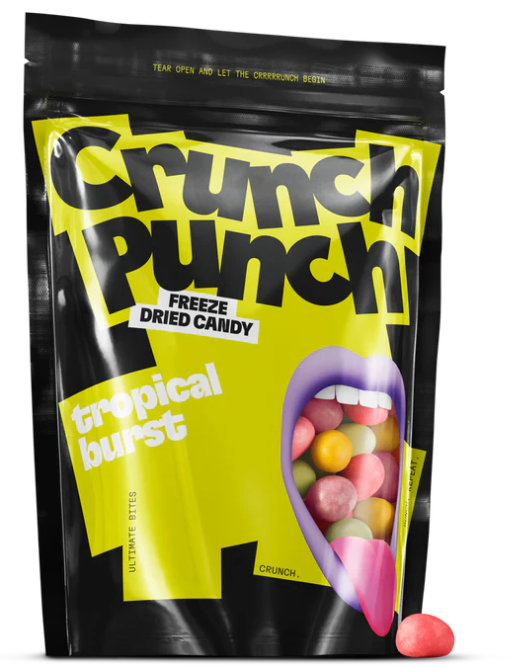 Crunch Punch Freeze Dried Candy Tropical Burst 200g