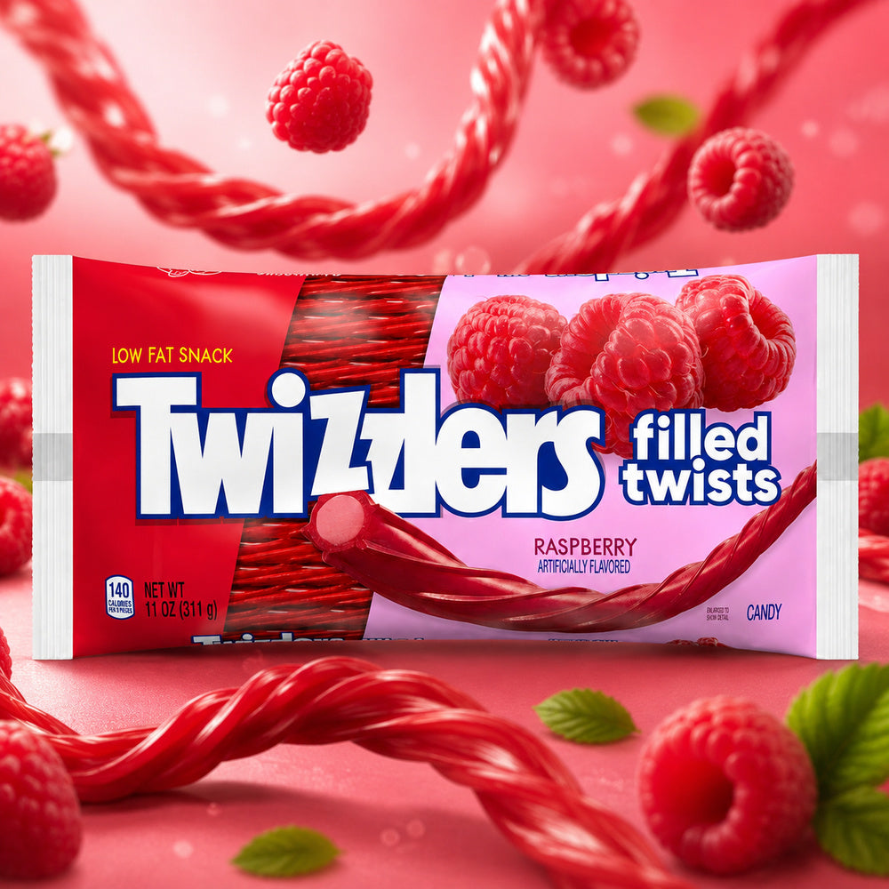 Twizzlers filled Twists Raspberry 311g