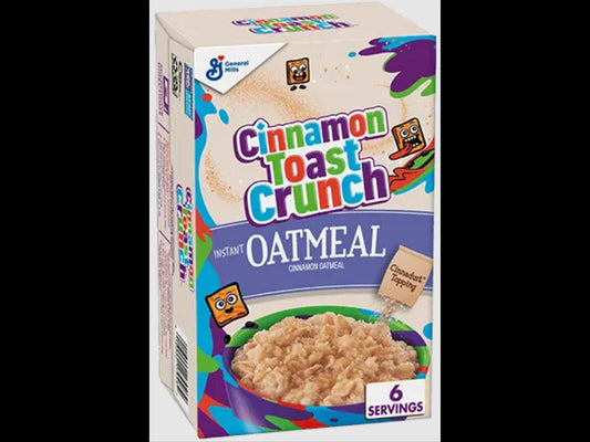 Cinnamon Toast Crunch Instant Oatmeal Cinnamon Oatmeal 229g