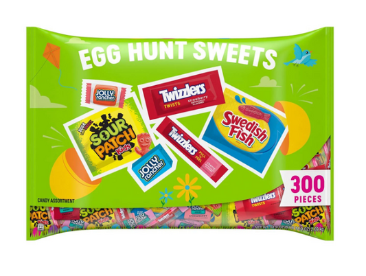 Hershey and Mondelez Egg Hunt Assorted Sweet 2,69kg (300 Stück)
