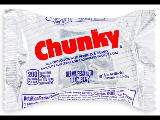 Chunky Milk Chocolate with Peanuts & Raisins 39,6g