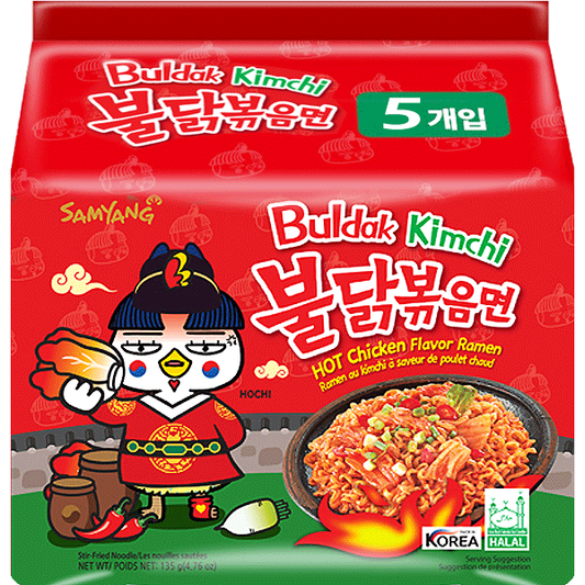 Samyang Buldak Kimchi 5 x 135g (675g)