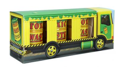 Toxic Waste Yellow Sour Candy Truck 3x42g 126g