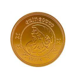 Harry Potter Gringotts Galleon Milk Chocolate Coin 23g