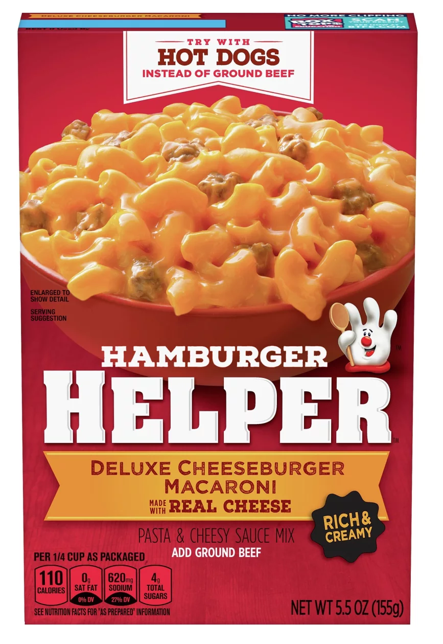 Hamburger Helper  Deluxe Cheeseburger Macaroni  155 g