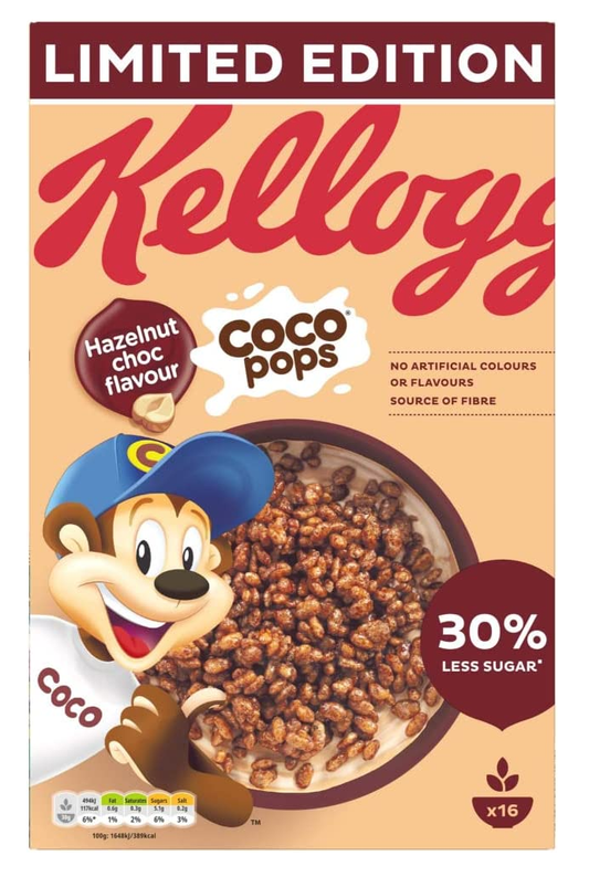 Kellogg´s Choco Pops Hazelnut Choc Flavour 480g
