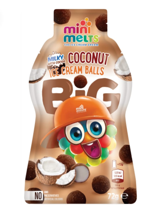 Mini Melts Coconut Ice Cream Balls 72g