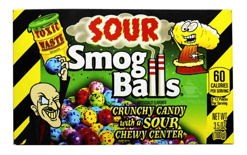 Toxic Waste Sour Smog Balls 100g