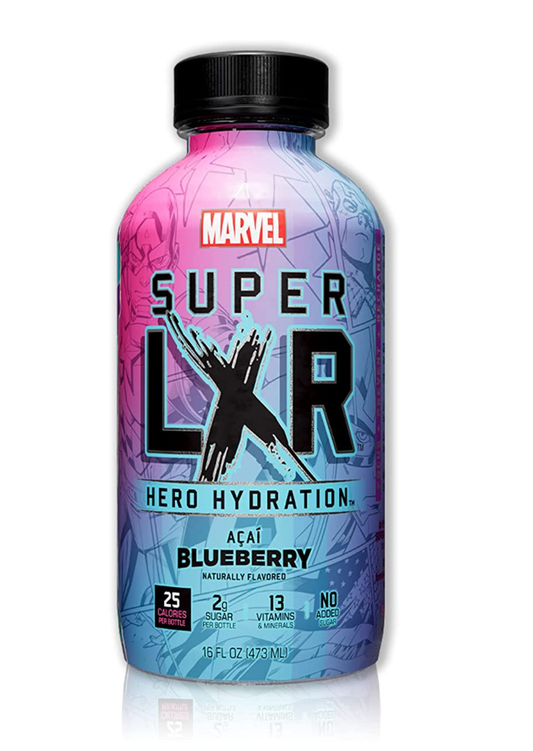 Marvel Super LXR Hero Hydration Drink Acai Blueberry 473 ml