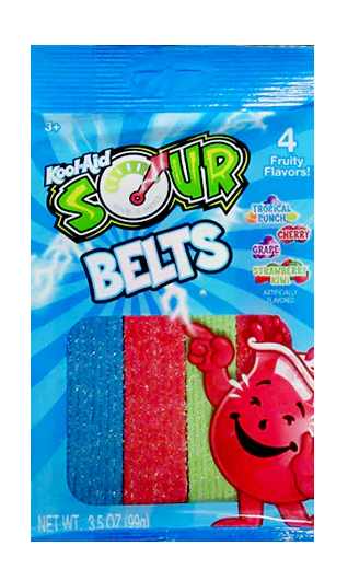 Kool Aid Sour Belts 99g