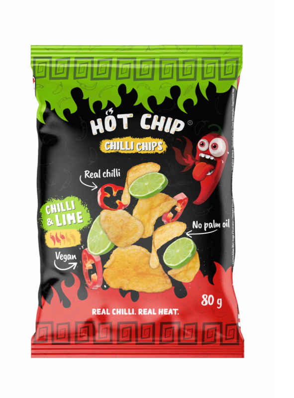 Hot Chip Chili Chips Chili & Lime 80g