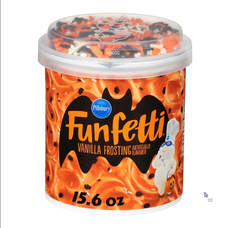 Pillsbury Funfetti Vanilla Frosting Halloween Edition 442g