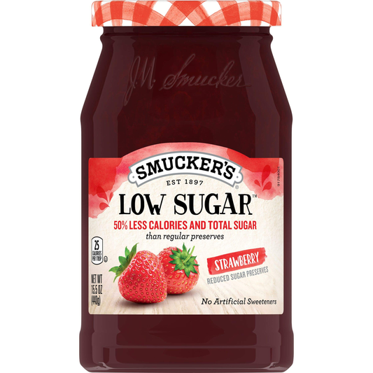 Smucker's Low Sugar Strawberry Preserve 440g