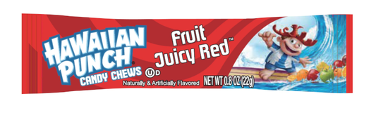 Hawaiian Punch Candy Chews Fruit Juicy Red 22g