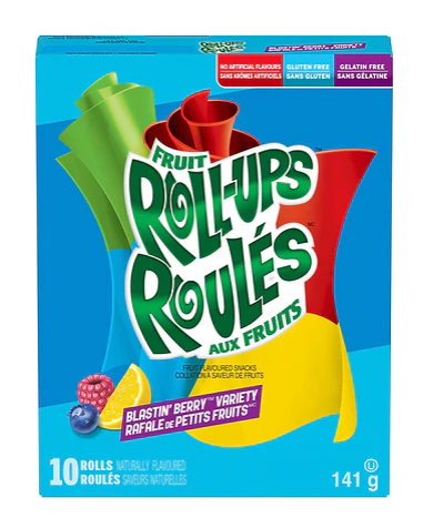 Fruit Roll-Ups Blasting Berry 141g (MHD ABGELAUFEN 30.09.2025)