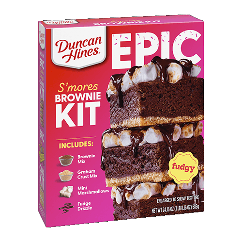 Duncan Hines Epic S'mores Brownie Kit 685g