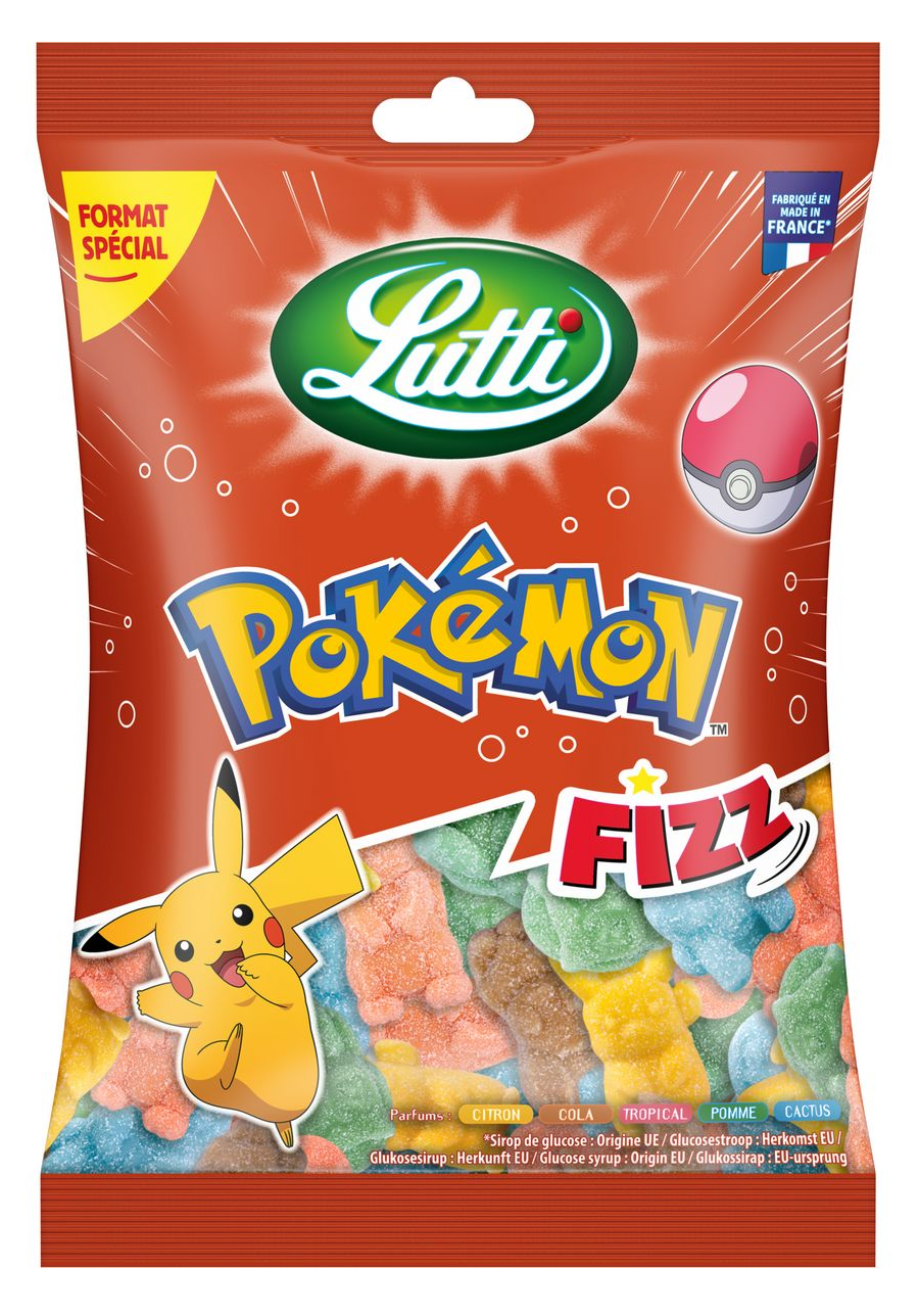 Lutti Pokemon Fizz 300g