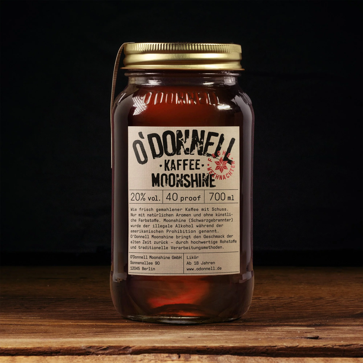 O'Donnell - MOONSHINE Kaffee 700ml 20% vol.