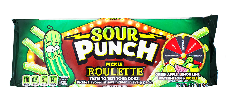 Sour Punch Pickle Roulette 128g