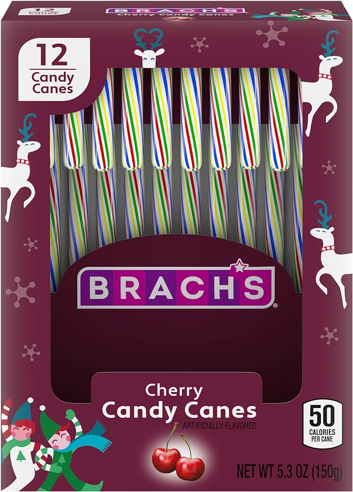 Brach´s Cherry Candy Canes Cherry 150g