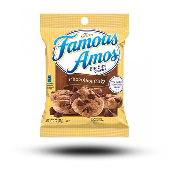 Famous Amos Chocolate - Chip Bite Size Cookies 56 g