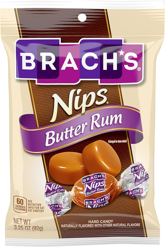 Brach´s Nips Butter Rum 92g