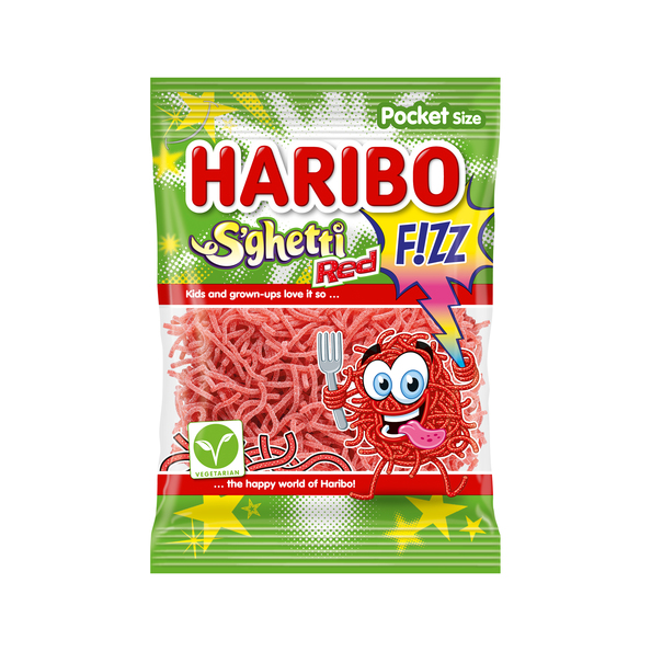 Haribo Spaghetti Red Fizz 70 g