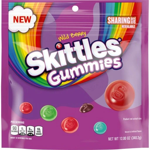 Skittles Gummies Wild Berry Bonbons 340,2 g