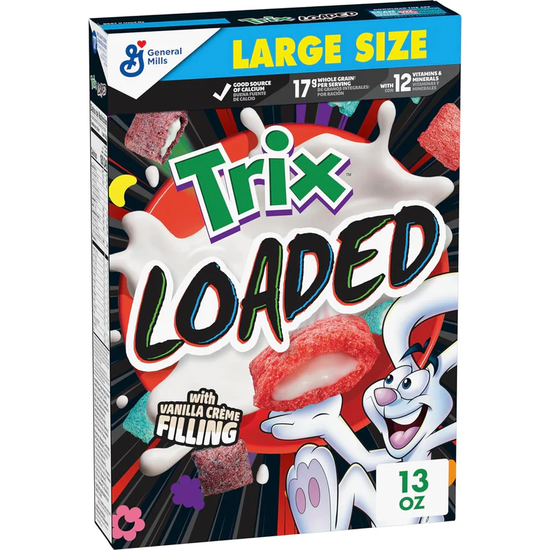 General Mills Trix Loaded Cereals With Vanilla Creme Filling 368g (MHD 18.11.2024)