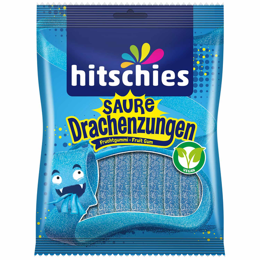 Hitschies  Saure Drachenzungen Blau 125g
