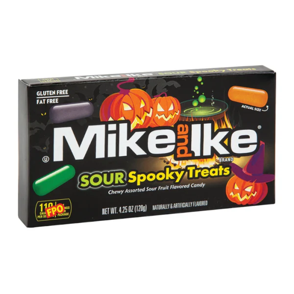 Mike and Ike Sour Spooky Treats 120g (MHD 25.05.2025)
