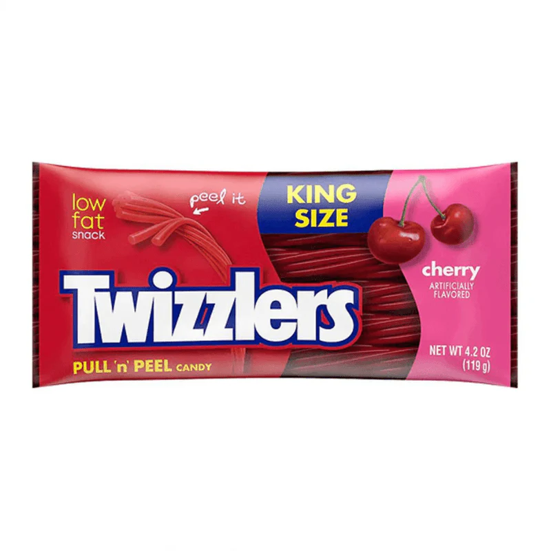 Twizzlers King Size Cherry 119g