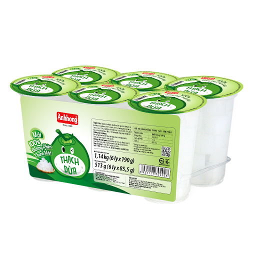 Anhhong Thach Dua Coconut Jelly 540 g